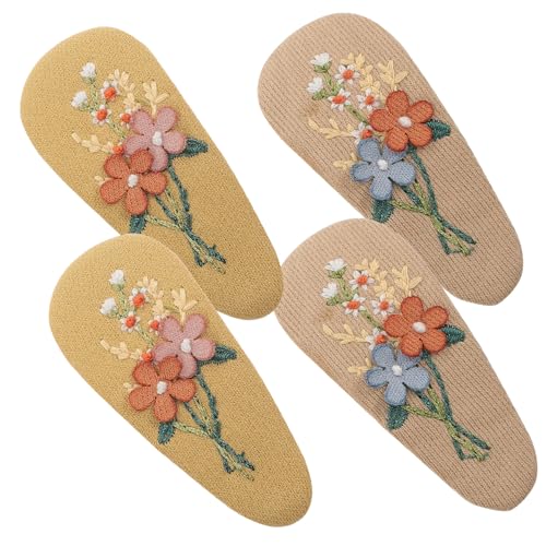 SOESFOUFU 2paare Vintage Haarschmuck Süße Stoff-haarspangen Mit Dekorativen Bobby Für Mädchen Geeignet Für Altersgruppen Für Partys Und Besondere Anlässe von SOESFOUFU