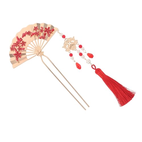 SOESFOUFU Chinesische Haarnadel Mit Blumen Und Quaste Metall Haarspange Im Traditionellen Stil Für Hochzeit Party Damen Frisuren Zubehör von SOESFOUFU