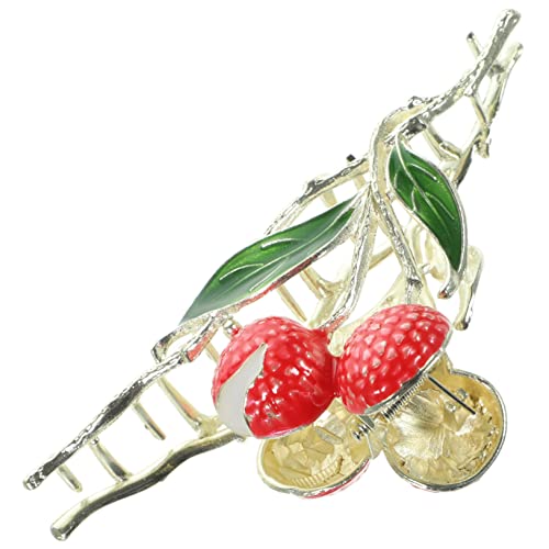 SOESFOUFU Litchi Haarspange Für Damen Große Haarklammer Mit Metallischer Für Langes Haar Für Alltag Und Besondere Anlässe Rutschfest Und Bequem Zu Tragen von SOESFOUFU