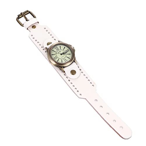 SOESFOUFU Damen Retro Armbanduhr Aus Echtem Material Stilvolle Quarz Uhr Im Vintage Stil Verstellbares Armband Weiße Ziffern Für Alltag Und Besondere Anlässe SOESFOUFU Damen Retro Armbanduhr Aus Echtem Material Stilvolle Quarz Uhr Im Vintage Stil Verstellbares Armband Weiße Ziffern Für Alltag Und Besondere Anlässe von SOESFOUFU