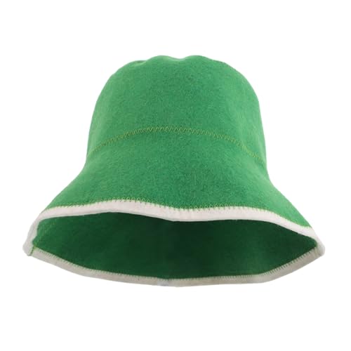 SOESFOUFU Duschhut Aus Wolle Für Sauna Und Dampfbad Schnelltrocknende Haarhaube Für Damen Und Herren Atmungsaktiver Badezimmerhut Mit Wärmeisolierung Gegen Überhitzung Und Haarschäden von SOESFOUFU