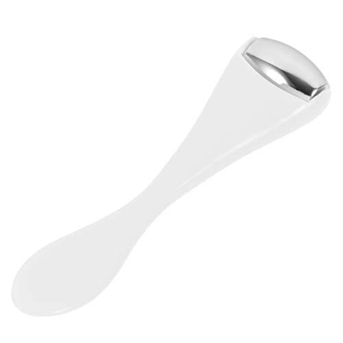 SOESFOUFU Eiswalze Massieren Massage-tools Anti-aging Zauberstab Stift Make-up Löffel Graben Körpermassagegerät Mini-gesichtsroller Beauty-tools Rostfreier Stahl Weiß Augen Frau von SOESFOUFU