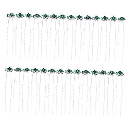 SOESFOUFU 40stücke Rhinestone Haarnadeln Für Elegante Frisuren Für Hochzeiten Und Partys Kreative Haaraccessoires Für Frauen Und Mädchen Zartem von SOESFOUFU