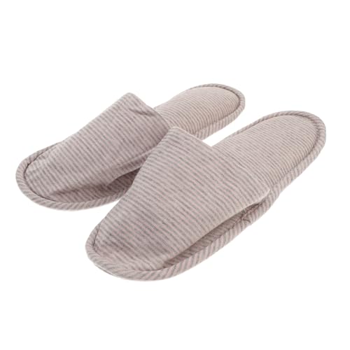 SOESFOUFU Faltbare Dünne Baumwoll Hausschuhe für Reisen Leichte Tragbare Hotel Slipper mit Weicher Sohle Unisex Faltbare Reisepantoffeln für Damen und Herren Inklusive Aufbewahrungstasche von SOESFOUFU