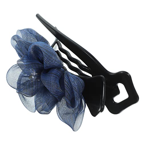 SOESFOUFU Französische Haarklammer Mit Blumenmuster Dekorative Haarspange Für Dickes Haar Accessoire Für Und Mädchen Für Besondere Anlässe Und Alltag von SOESFOUFU