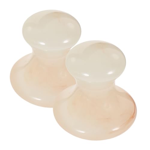 SOESFOUFU Gesichtsmassagegerät Aus Harz 2 Stück Pilzform Für Faltenreduzierung Für Männer Und Frauen Massagewerkzeug Für Zuhause Und Spa Mit Ätherischen Ölen von SOESFOUFU