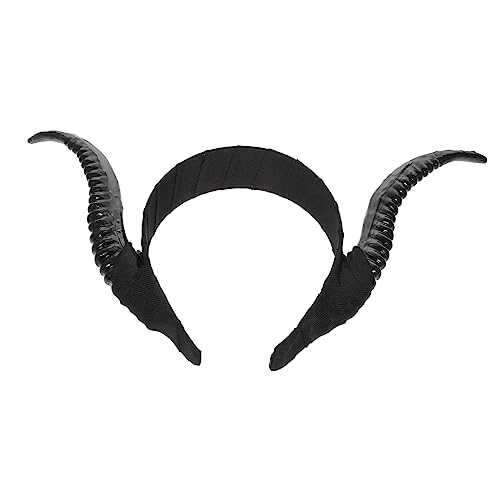 SOESFOUFU Gothic Horn Headdress Für Halloween Simulation Teufelshörner Haarband Bequemes Stirnband Für Kostüme Und Partys Für Cosplay Und Festliche Anlässe von SOESFOUFU
