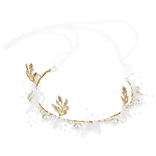 SOESFOUFU Blumenmädchen Krone Aus Kristallperlen Elegantes Haaraccessoire Für Mädchen Hochzeits-haarreif Kinderfreundlich Langlebig Und Handgefertigt Für Hochzeiten Und Besondere von SOESFOUFU