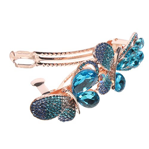 SOESFOUFU Rhinestone Haarklammer Für Frauen Dekorative Frühlings-haarspange Mit Strass Modisches Haarschmuck-accessoire Für Hochzeiten Und Besondere Anlässe von SOESFOUFU