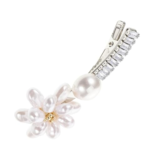 SOESFOUFU Haarspange: Haarspange Mit Zirkonia-entenschnabel-design Für Damen – Rutschfeste, Sichere Kopfbedeckung Aus Kunstperlen Für Hochzeiten, Partys Und Den Alltag von SOESFOUFU