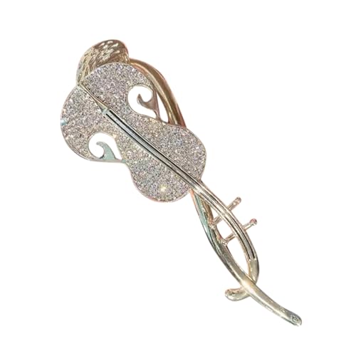 SOESFOUFU Funkelnde Pipa-haarspange Damen-clip Für Feines Haar Französisches Haar Haarspangen Stabiler Kopfschmuck Für Frauen von SOESFOUFU