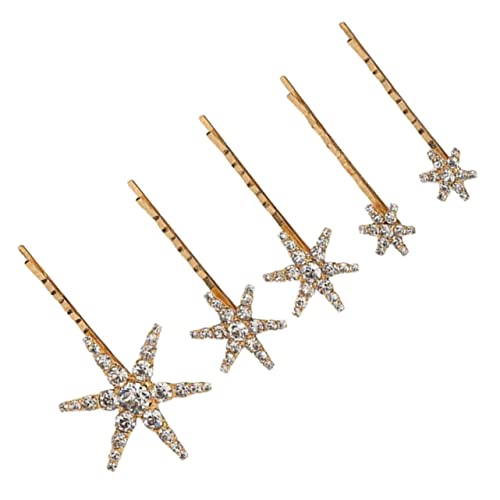 SOESFOUFU 5stücke Teiliges Strass-haarspangen Für Frauen Elegante Haarklammern Für Hochzeiten Partys Und Besondere Anlässe Große Und Mittlere Bis Kleine Clips Für Vielseitige Frisuren von SOESFOUFU
