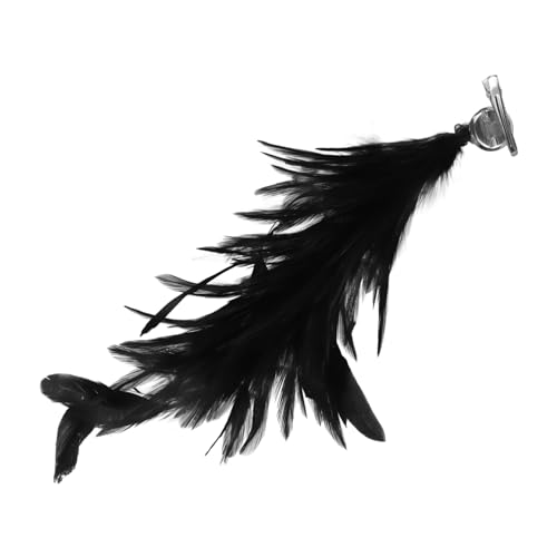 SOESFOUFU Federhaarspange Für Damen Und Mädchen Dekorative Haarspange Mit Federn Leicht Und Langlebiger Haarschmuck Für Hochzeit Und Brautschmuck von SOESFOUFU