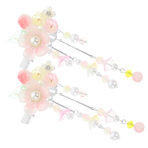 SOESFOUFU Blume Haarspangen Chinesische Haarschmuck Haarblume Damen Haarspangen Für Frauen Haarschmuck Für Party Und Alltag von SOESFOUFU