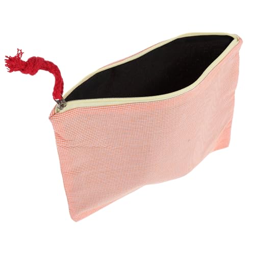 SOESFOUFU Kompakte Kosmetiktasche Für Reisen Multifunktionaler Organizer Für Damen Mit Robustem Reißverschluss Für Make-up Schmuck Und Schreibwaren Karomuster von SOESFOUFU