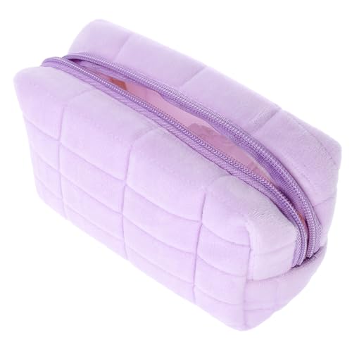 SOESFOUFU Transparente Kosmetiktasche Kleine Schminktasche Make-up-Tasche Aufbewahrungstasche Mit Reißverschluss Kosmetiktasche Für Damen Tragbarer Make-up-Organizer von SOESFOUFU