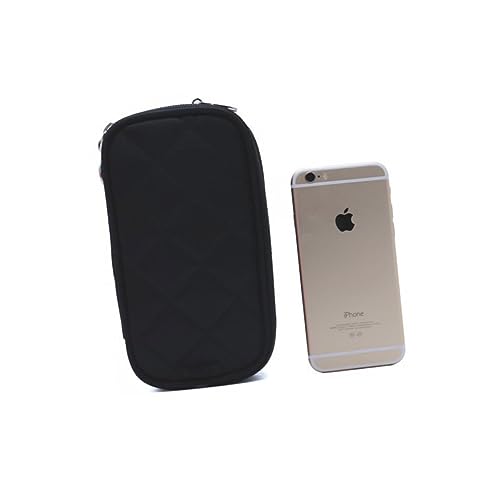 SOESFOUFU Kosmetiktasche Damen Zweilagig mit Reißverschluss Multifunktional Große Kapazität Leichtes Material für Reisen und Alltag Makeup Organizer Schwarz von SOESFOUFU