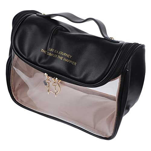 SOESFOUFU Make Up Organizer Tasche Transparente Kulturbeutel Große Kosmetiktasche für Damen Hängender Reise Organizer Vielseitiger Toilettenartikel Aufbewahrung von SOESFOUFU