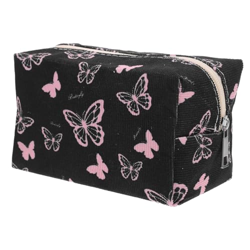 SOESFOUFU Portable Kosmetiktasche Für Frauen Dekorative Und Praktische Make-up Tasche Mit Schmetterlingsmuster Für Reisen Zur Aufbewahrung Von Kosmetik Und Persönlichen Kleinigkeiten von SOESFOUFU