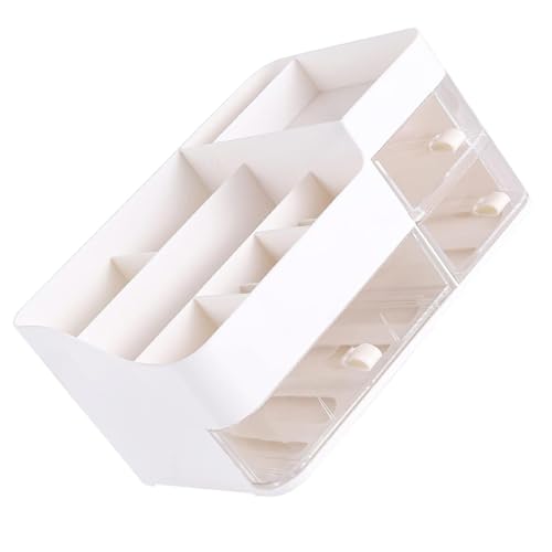 SOESFOUFU Kosmetische Aufbewahrungsbox Make-up-organizer-schubladen Organizer Für Aufbewahrungsbox Für Die Hautpflege Kosmetik-organizer Hautpflegeprodukte Mülleimer Plastik Weiß von SOESFOUFU