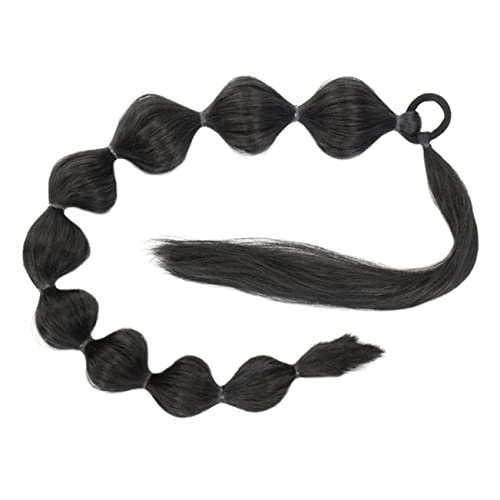 SOESFOUFU Bubble-pferdeschwanzverlängerung Aus Hochtemperaturseide Lange Pferdeschwanz-haarverlängerung Für Frauen Und Mädchen Einfach Zu Tragen Stylen Für Alltag Urlaub Und Partys von SOESFOUFU