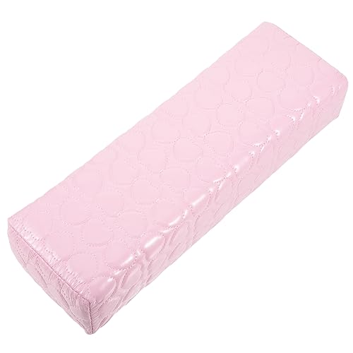 SOESFOUFU Nagelkissen Handauflage Aus Leder Streifen Handkissen Für Maniküre Leder Maniküre Kissen Nagelkunst Zubehör Komfortables Handkissen von SOESFOUFU
