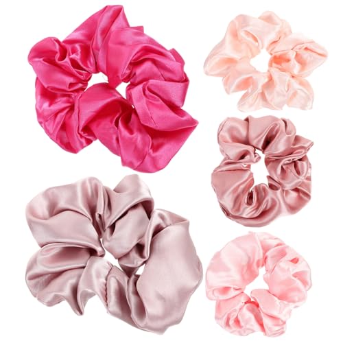 SOESFOUFU Elastische Haargummis Aus Seidensatin Große Haare Für Damen Bequemes Haar-accessoire SOESFOUFU Elastische Haargummis Aus Seidensatin Große Haare Für Damen Bequemes Haar-accessoire von SOESFOUFU