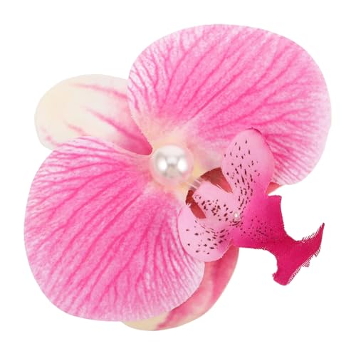 SOESFOUFU Elegante Blumen Haarnadel - Phalaenopsis Haarspange Hawaii Blumen Haar Accessoire Stilvolle Kopfbedeckung Für Frauen Mädchen Braut von SOESFOUFU