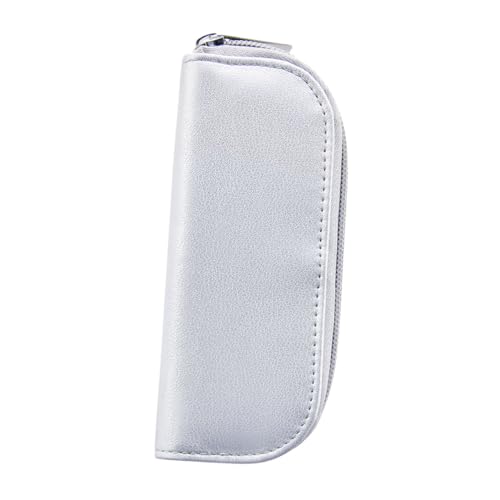 SOESFOUFU Portable Kosmetiktasche Pu- Mit Reißverschluss Multifunktionale Beauty-Organizer Für Für Schule Und Outdoor-aktivitäten Silber b von SOESFOUFU