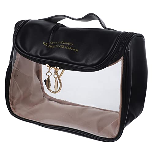 SOESFOUFU 1stücke Transparentes Reise-Make-up-täschchen wasserdichte Kosmetiktasche Für Damen Und Herren Große Kapazität Leicht Und Tragbar Für Toilettenartikel Und Kosmetika Im Urlaub von SOESFOUFU