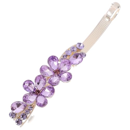 SOESFOUFU Rhinestone Haarklammer Für Damen Mini Flower Barrette Mit Strass Für Hochzeiten Verabredungen Und Partys Dekorative Haarspange Und Praktisch von SOESFOUFU