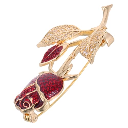 SOESFOUFU Rosenbrosche mit Strasssteinen Filigraner Blumen anstecker für Damen Leichter Schmuck für Kleider Mäntel und Formelle Anlässe Modischer Floraler Pinschmuck SOESFOUFU Rosenbrosche mit Strasssteinen Filigraner Blumen anstecker für Damen Leichter Schmuck für Kleider Mäntel und Formelle Anlässe Modischer Floraler Pinschmuck von SOESFOUFU