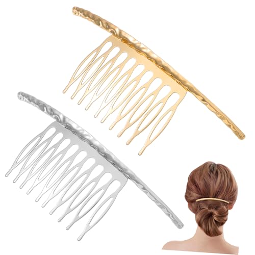 SOESFOUFU 2stücke Haarspangen Für Mädchen Haarschmuck Clips Einfache Haarreifen Für Verschiedene Anlässe Gold Und Silber Für Alltag Und SOESFOUFU 2stücke Haarspangen Für Mädchen Haarschmuck Clips Einfache Haarreifen Für Verschiedene Anlässe Gold Und Silber Für Alltag Und von SOESFOUFU