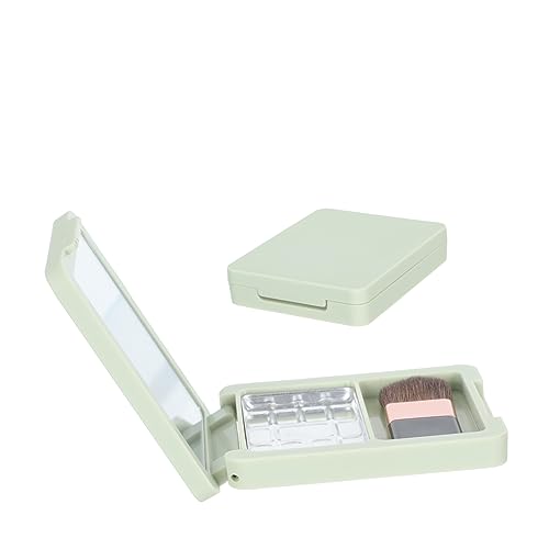SOESFOUFU Schickes Rougepinsel-set 2er-pack Rougebox Tragbares Make-up-etui Gepresste Aufbewahrungsbox Für Frauen von SOESFOUFU