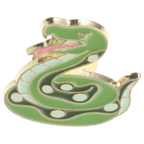 SOESFOUFU Schlangen-brosche Jahr Schlange Metall Anstecknadel Retro Chinesisches Neujahr Accessoire Langlebig Eleganter Zinklegierung Schmuck von SOESFOUFU