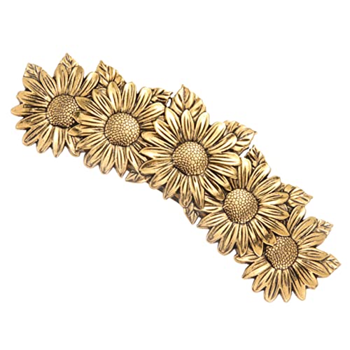 SOESFOUFU Sonnenblumen Haarspange für Damen Legierung Haarklammer Vintage Deko Haarschmuck für Dickes Haar für Alltag und Partys von SOESFOUFU