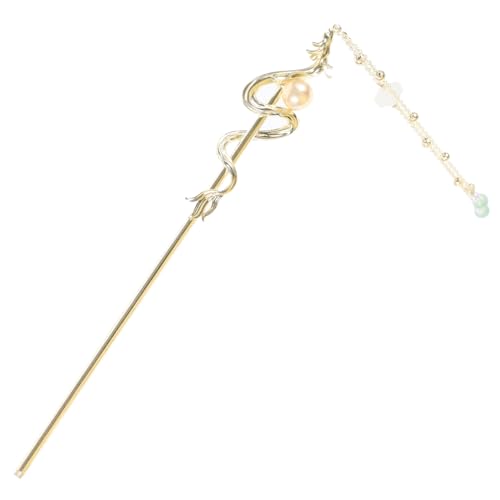 SOESFOUFU Chinesische Haarnadel Drachen Haarstab Metall Vintage Haarschmuck Für Frauen Mit Quasten Haarstäbe Für Hochzeit Party Accessoire von SOESFOUFU