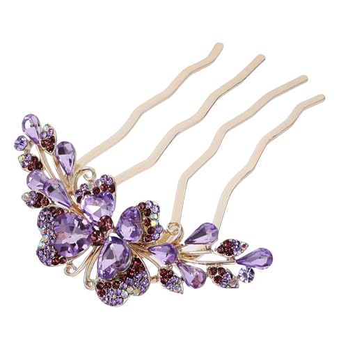 SOESFOUFU Strass Haarkamm für Damen Leichter Haarschmuck mit Funkelnden Kristallen Eleganter Haarclip für Hochzeiten Partys und Festliche Anlässe Passend für Verschiedene Haarfarben und von SOESFOUFU