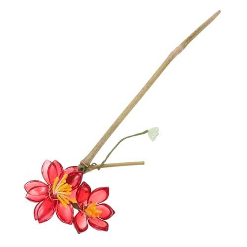 SOESFOUFU Haarnadel Mit Blumenmuster Aus Holz Chinesische Haaraccessoires Für Damen Traditioneller Haarstab Im Vintage-stil Für Stilvolle Frisuren von SOESFOUFU