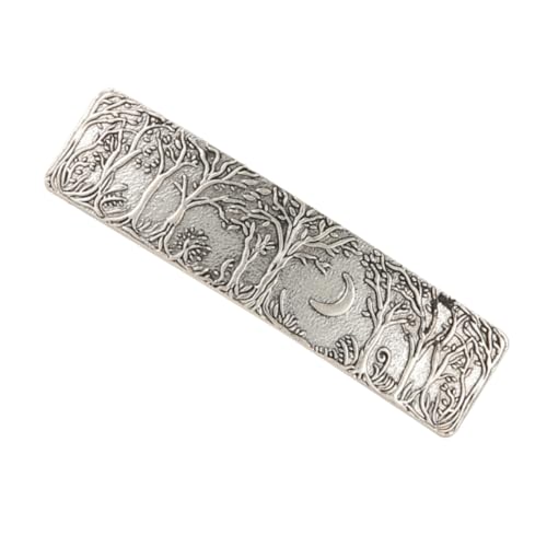 SOESFOUFU Vintage Metall Haarspange mit Mondmotiv Eleganter Haarschmuck für Damen und Mädchen Robustes Haarklammer design für Langes und Dickes Haar Stilvoller Haarclip für Festliche von SOESFOUFU