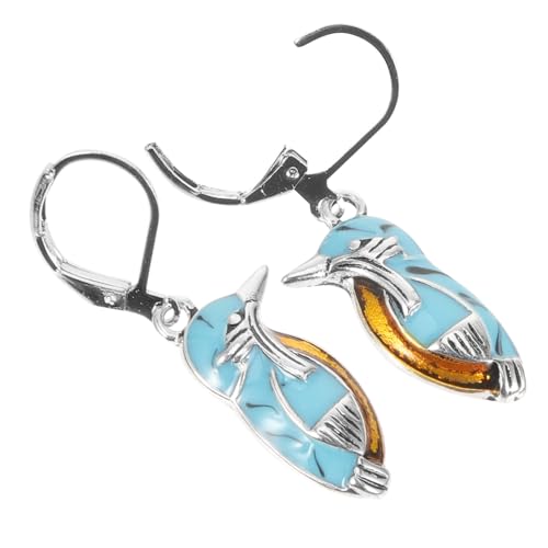 SOESFOUFU Vintage Silber Ohrringe Damen Vogel Ohrhänger aus Legierung Antirostbeständig Modisch und Elegant als Geschenk für Frauen und Mädchen Vielseitig Kombinierbar von SOESFOUFU