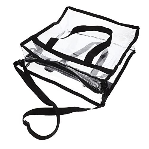 SOESFOUFU transparente PVC-Tasche Arbeitstasche quadratische Tragetaschen Geldbörsen aufbewahrungssack Umhängetasche für Damen tragbare Kreuztasche weibliche Versorgung Multifunktion Zubehör von SOESFOUFU