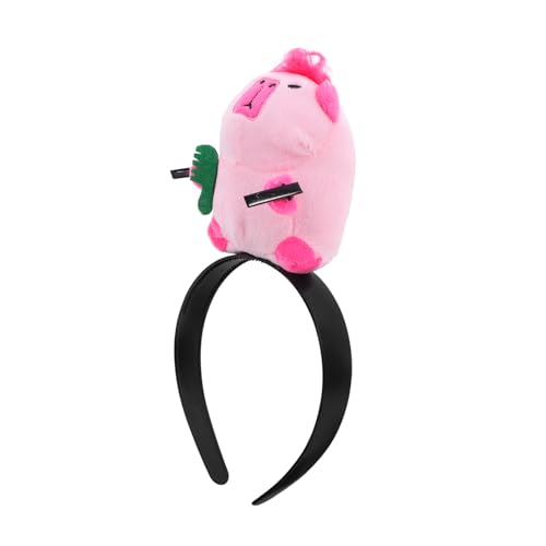 SOESFOUFU Capybara Stirnband Cartoon Design Kopfschmuck Haarband Party Accessoire Für Mädchen Geburtstags Geschenk Cosplay Requisiten von SOESFOUFU