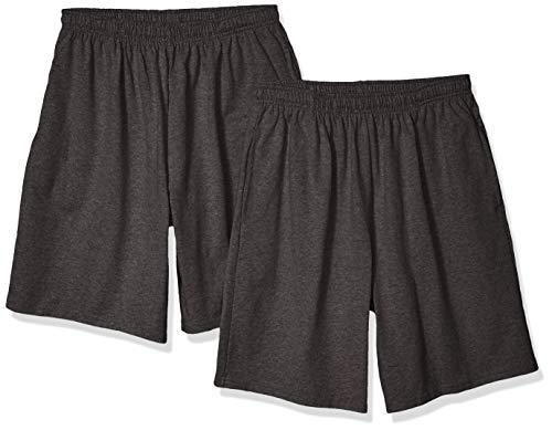 Soffe Herren Klassische Baumwoll Shorts, Charcoal Heather (2 Stück), Mittel von SOFFE