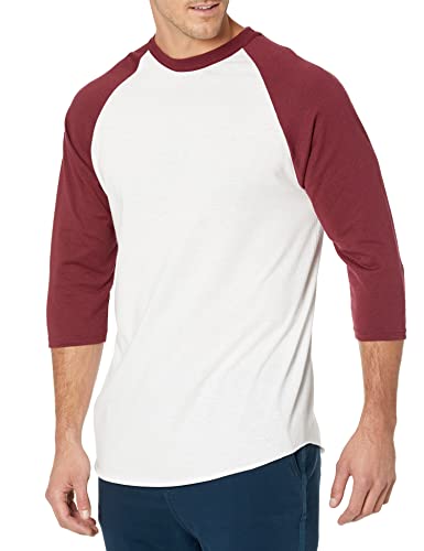 SOFFE MJ Herren Baseball-Trikot 3/4 Arm Small kastanienbraun von SOFFE