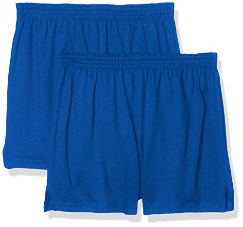 Soffe Damen Authentic Cheer Shorts, Royal (2 Stück), Klein (2er Pack) von SOFFE