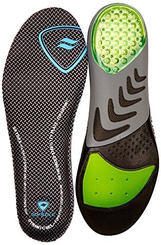 SOFSOLE Airr Orthotic Komfort Sport-Geleinlage mit Luftkissen-Fersendämpfung für höchsten Laufkomfort Damen Herren + gratis 1p Sportsocken (Damen 36-38) von Sof Sole