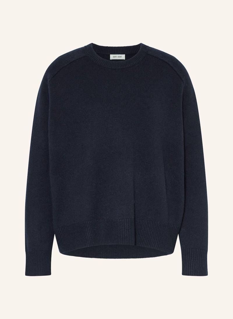 Soft Goat Cashmere-Pullover blau von SOFT GOAT