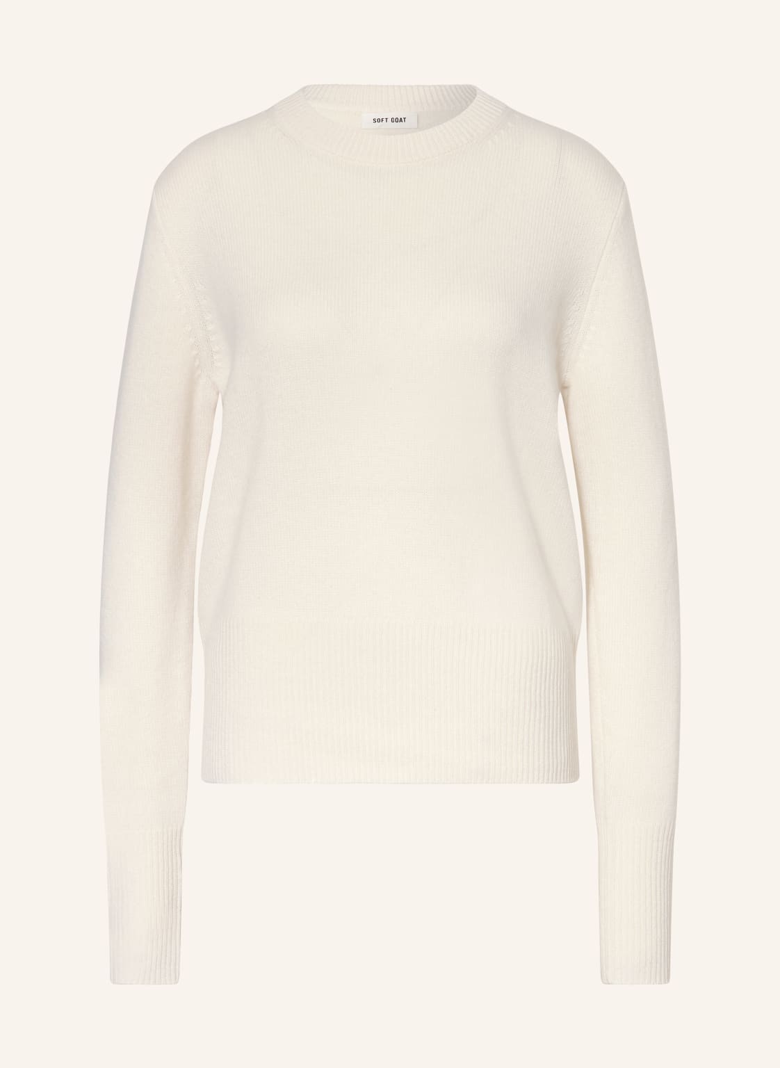 Soft Goat Cashmere-Pullover weiss von SOFT GOAT