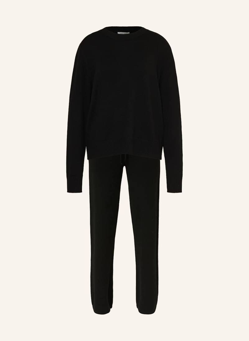 Soft Goat Set: Cashmere-Pullover Und Strickhose Aus Cashmere schwarz von SOFT GOAT